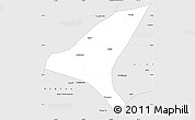 Silver Style Simple Map of Hagin Houqi