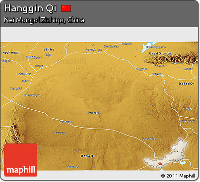 Physical 3D Map of Hanggin Qi