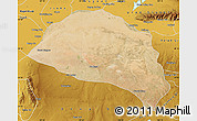Satellite Map of Hanggin Qi, physical outside