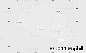 Silver Style Map of Hanggin Qi, single color outside