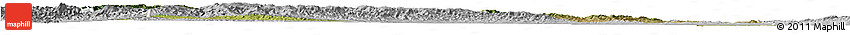 Satellite Horizon Map of Harqin Qi, lighten, desaturated