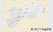 Classic Style Map of Harqin Qi, single color outside