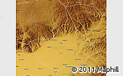 Physical Map of Hohhot Shiqu