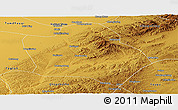 Physical Panoramic Map of Horinger