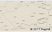 Shaded Relief 3D Map of Horqin Zuoyihouqi