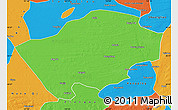 Political Map of Horqin Zuoyihouqi