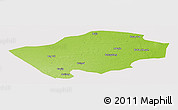 Physical Panoramic Map of Horqin Zuoyihouqi, cropped outside