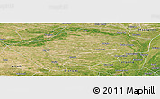 Satellite Panoramic Map of Horqin Zuoyihouqi