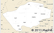 Classic Style Simple Map of Horqin Zuoyihouqi