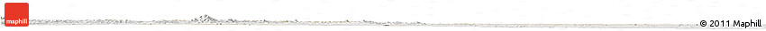 Shaded Relief Horizon Map of Hure Qi, lighten, semi-desaturated