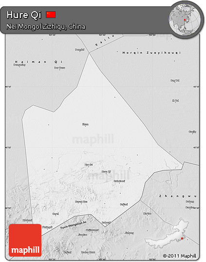 Silver Style Map of Hure Qi