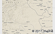 Shaded Relief Map of Jalaid Qi