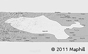 Gray Panoramic Map of Jalaid Qi