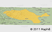 Savanna Style Panoramic Map of Jalaid Qi