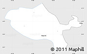 Silver Style Simple Map of Jalaid Qi, single color outside