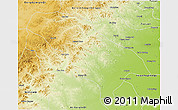 Physical 3D Map of Jarud Qi