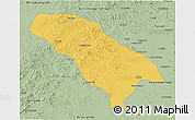 Savanna Style 3D Map of Jarud Qi