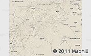 Shaded Relief 3D Map of Jarud Qi