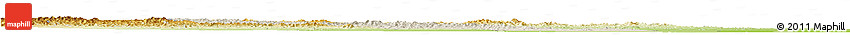 Shaded Relief Horizon Map of Jarud Qi, physical outside Shaded Relief Horizon Map of Jarud Qi, physical outside