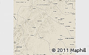 Shaded Relief Map of Jarud Qi