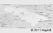 Silver Style Panoramic Map of Jarud Qi