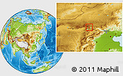 Physical Location Map of Jining Shi