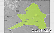 Physical 3D Map of Kailu, desaturated