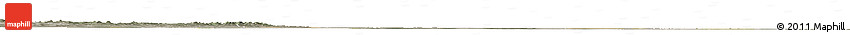 Satellite Horizon Map of Kailu, semi-desaturated