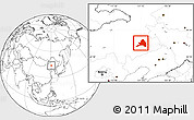Blank Location Map of Kailu