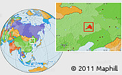 Political Location Map of Kailu