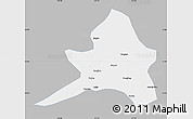 Gray Map of Kailu, single color outside