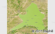 Physical Map of Kailu, satellite outside