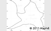 Blank Simple Map of Kailu, no labels