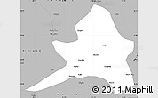 Gray Simple Map of Kailu