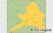 Savanna Style Simple Map of Kailu