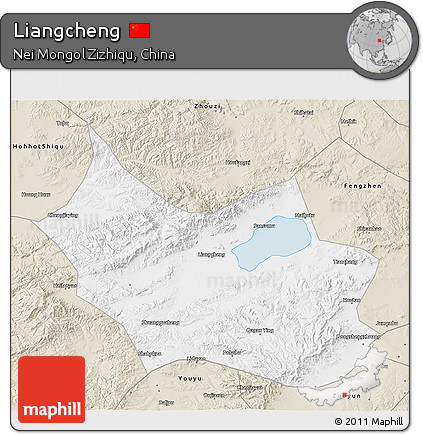 Classic Style 3D Map of Liangcheng