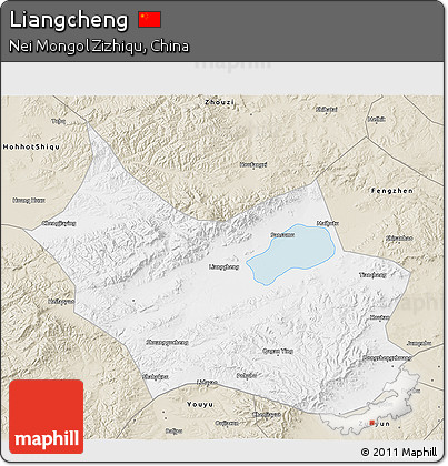 Classic Style 3D Map of Liangcheng