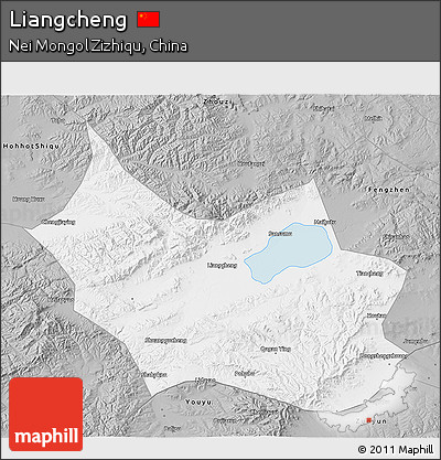 Gray 3D Map of Liangcheng