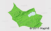 Political 3D Map of Liangcheng, cropped outside