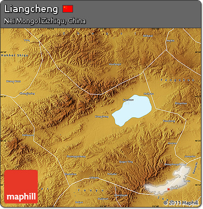 Physical Map of Liangcheng