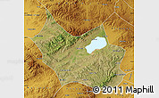 Satellite Map of Liangcheng, physical outside