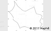 Blank Simple Map of Liangcheng, cropped outside, no labels
