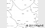 Blank Simple Map of Liangcheng
