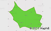Political Simple Map of Liangcheng, cropped outside