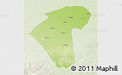 Physical 3D Map of Naiman Qi, lighten