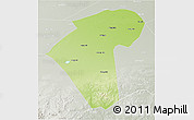 Physical 3D Map of Naiman Qi, lighten, semi-desaturated