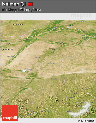 Satellite 3D Map of Naiman Qi