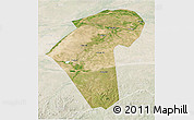 Satellite 3D Map of Naiman Qi, lighten