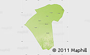 Physical Map of Naiman Qi, single color outside
