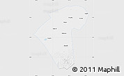 Silver Style Map of Naiman Qi, single color outside
